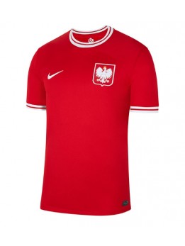 Polen Replika Borta Kläder VM 2022 Kortärmad